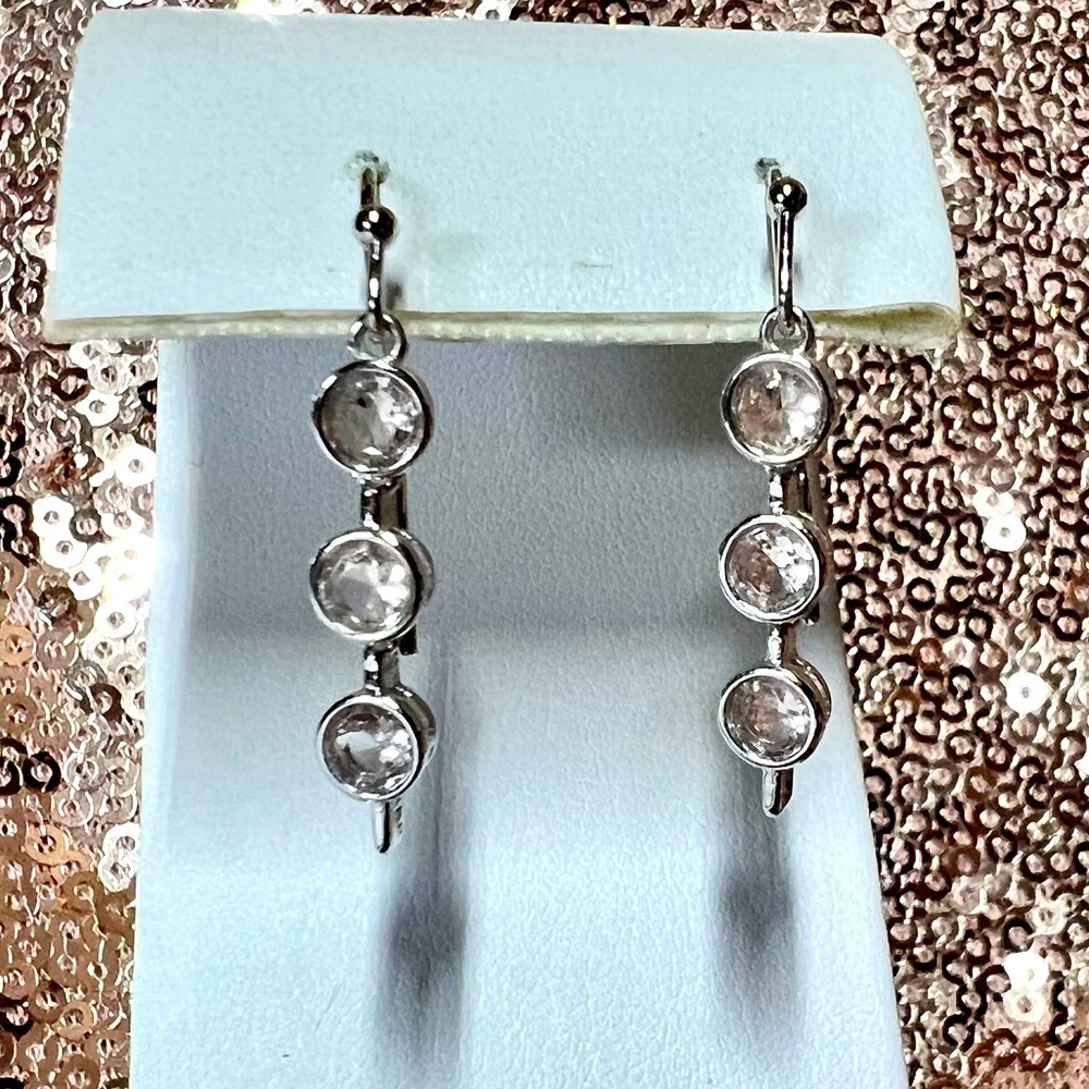 Morganite Dangle Earrings